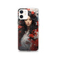 iPhone Case - Japanese Woman with Red Flowers