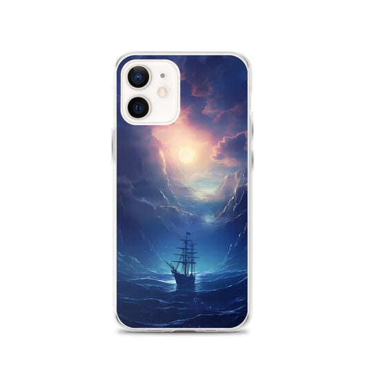 iPhone Case - Wooden Ship in Moonlight