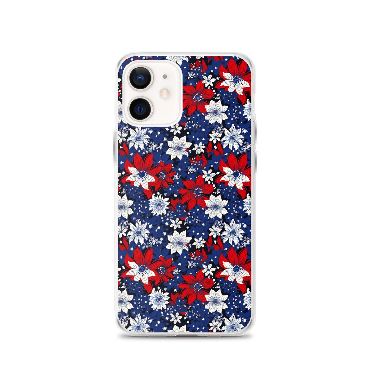 iPhone Case - Patriotic Poinsettas