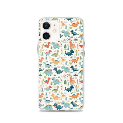 iPhone Case - Cute Dinosaurs Pattern