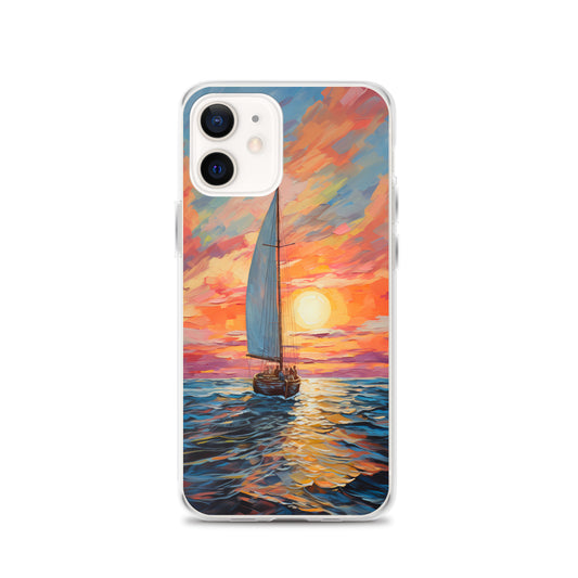 iPhone Case - Luminous Sailboat
