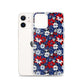 iPhone Case - Patriotic Poinsettas
