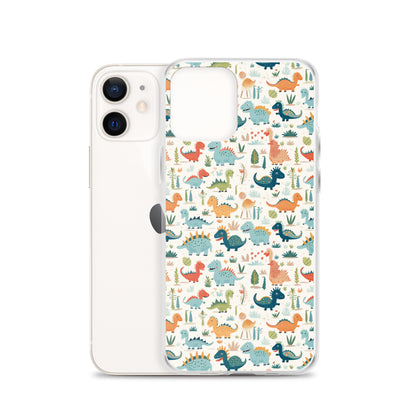 iPhone Case - Cute Dinosaurs Pattern
