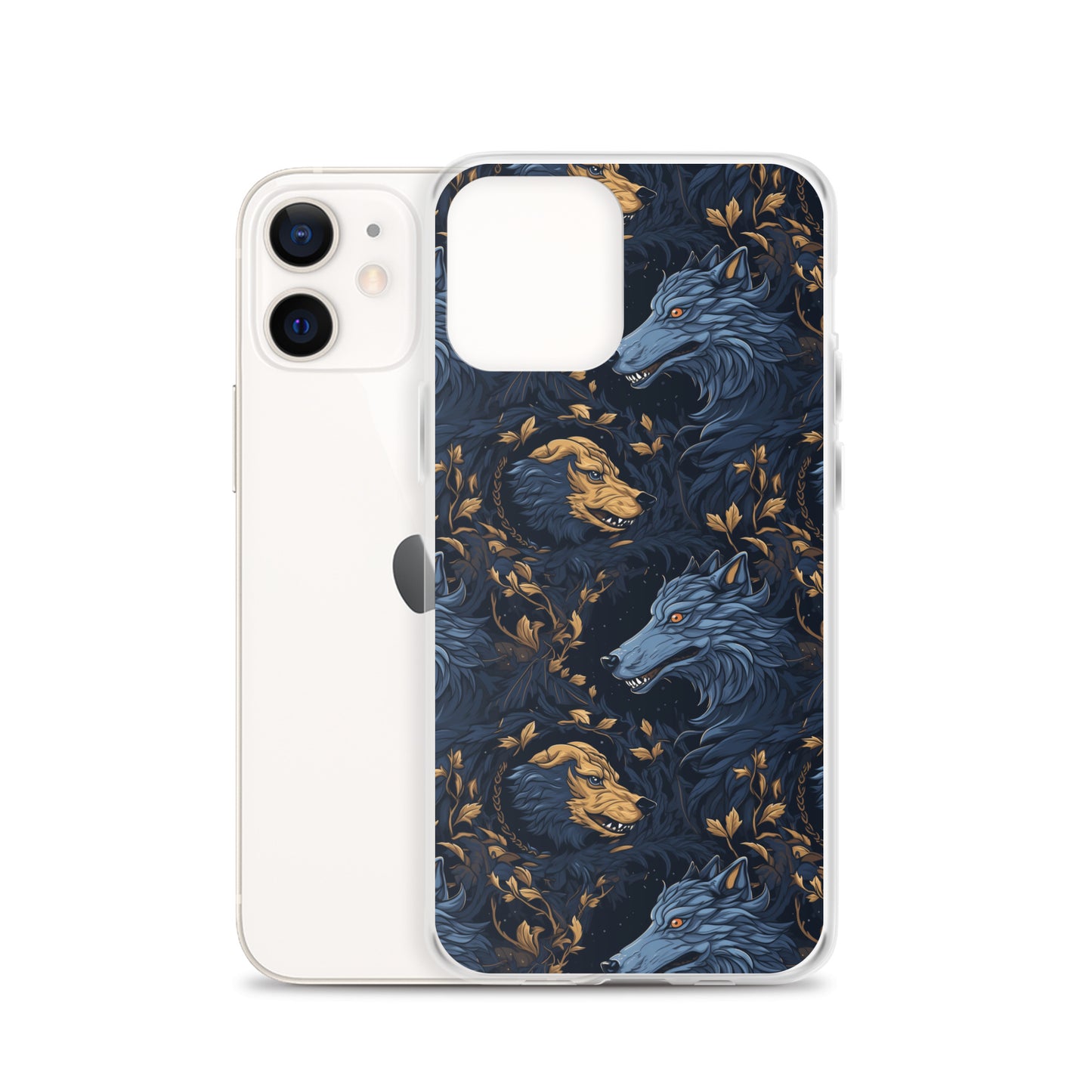 iPhone Case - Wolves Pattern