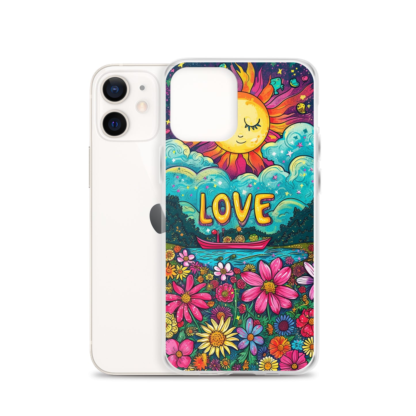 iPhone Case - Cosmic Bloom of Affection