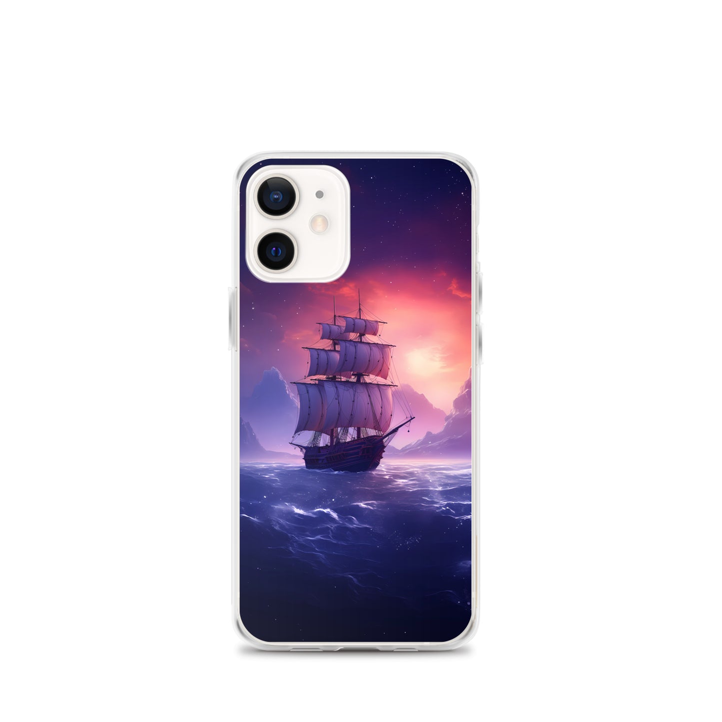 iPhone Case - Seascape Wooden Ship at Dusk