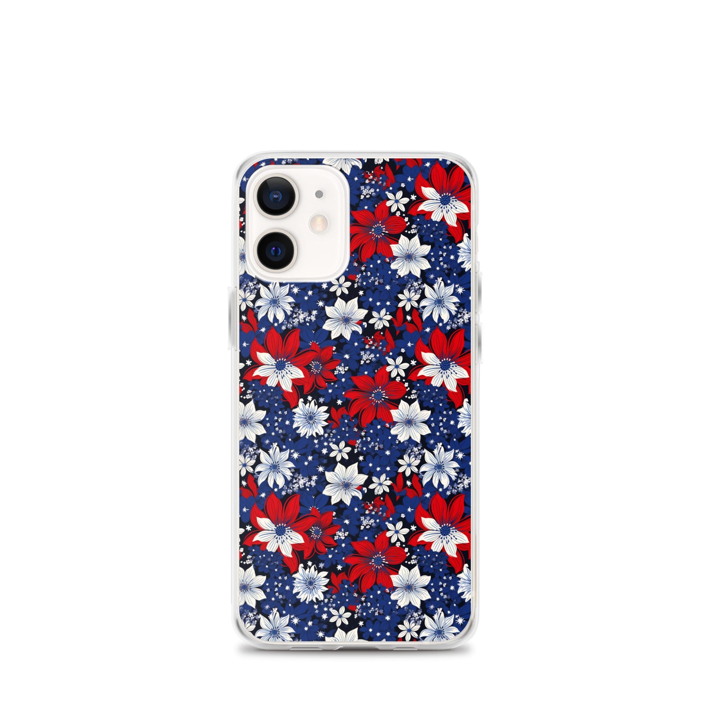 iPhone Case - Patriotic Poinsettas