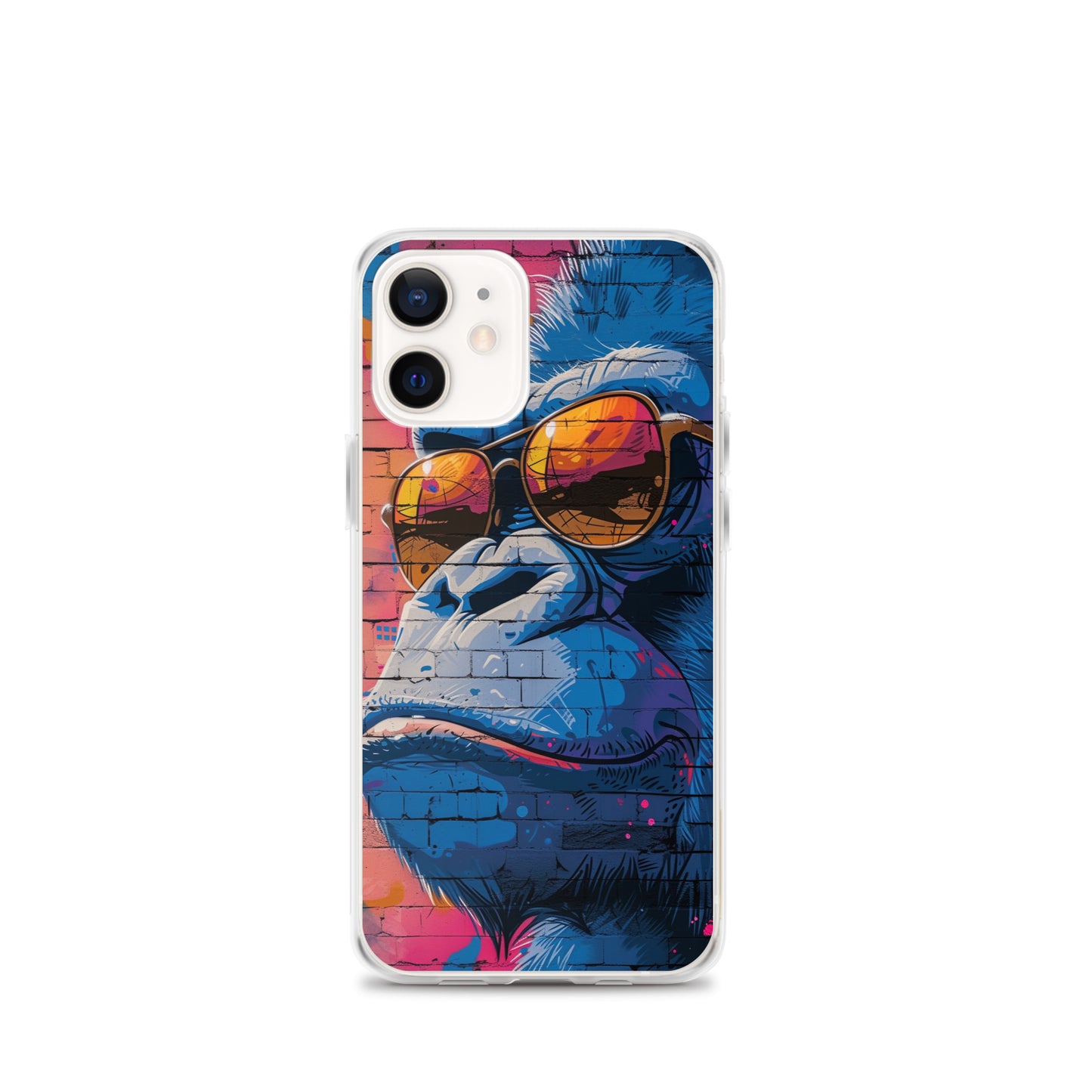 iPhone Case - Blue Gorilla Graffiti Art