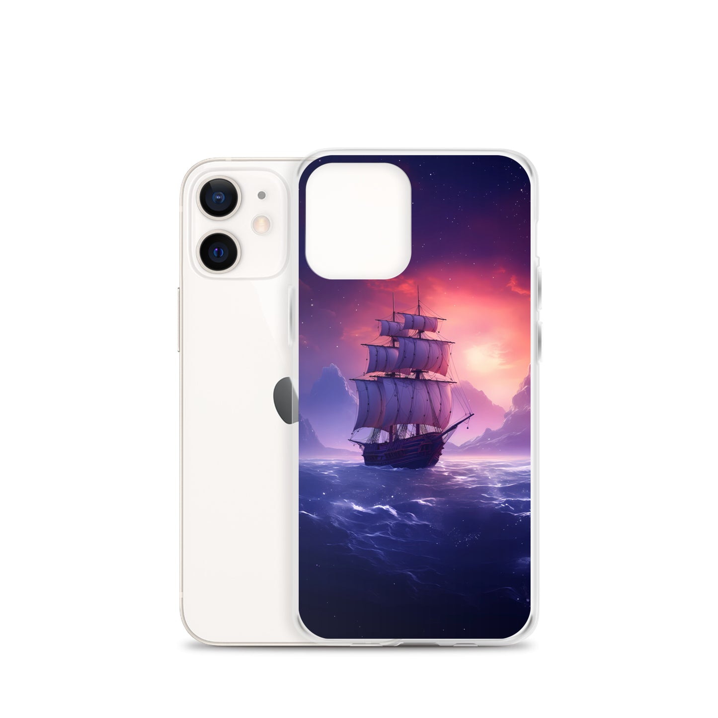 iPhone Case - Seascape Wooden Ship at Dusk