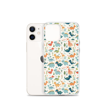 iPhone Case - Cute Dinosaurs Pattern