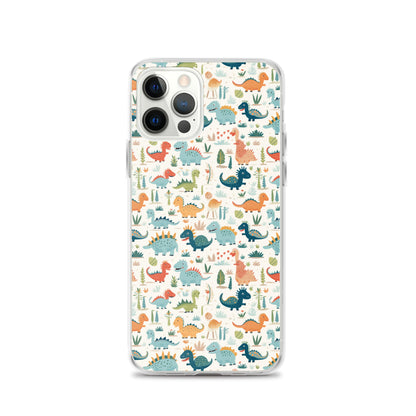 iPhone Case - Cute Dinosaurs Pattern