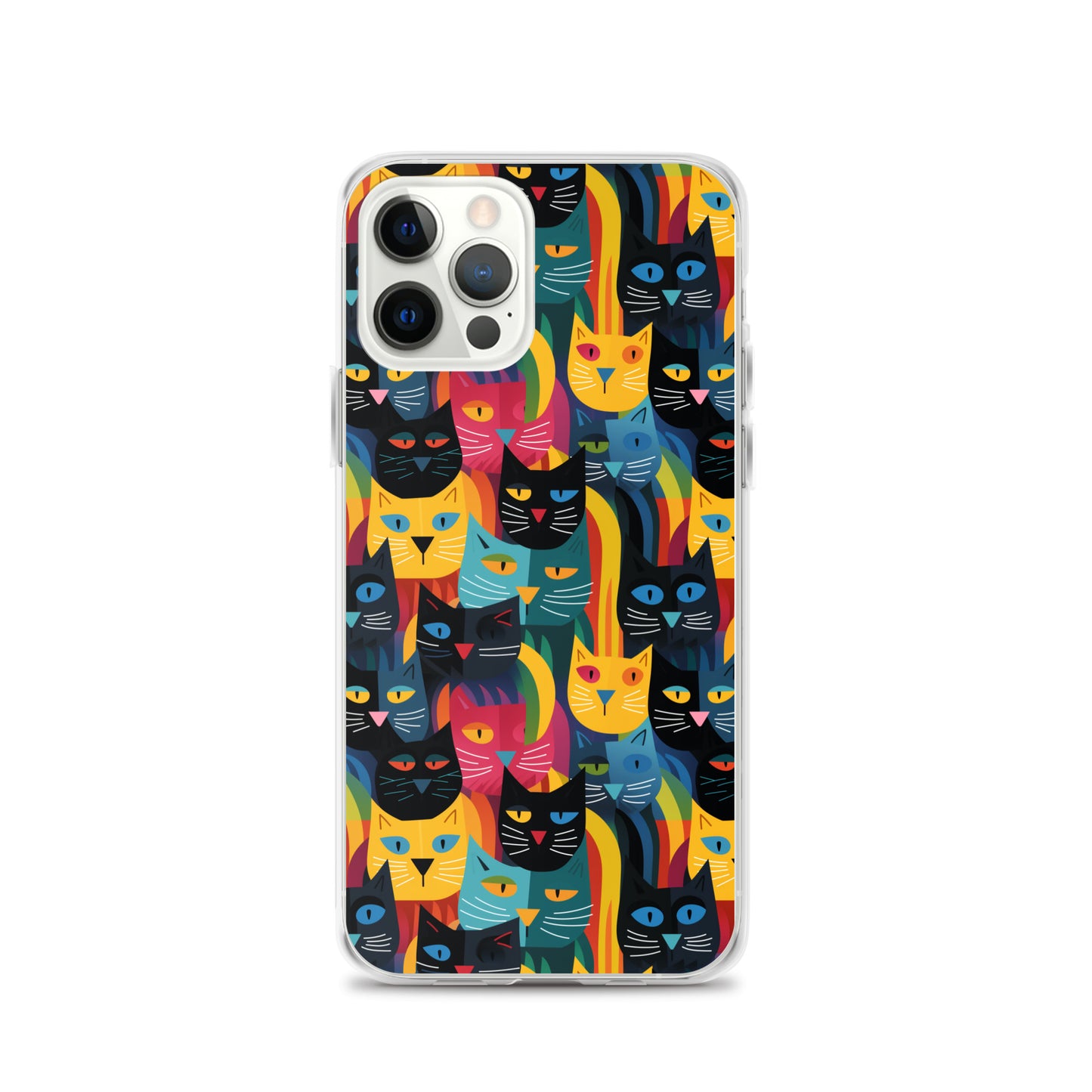 iPhone Case - Colorful Cats Pattern