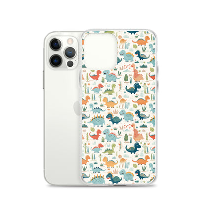 iPhone Case - Cute Dinosaurs Pattern