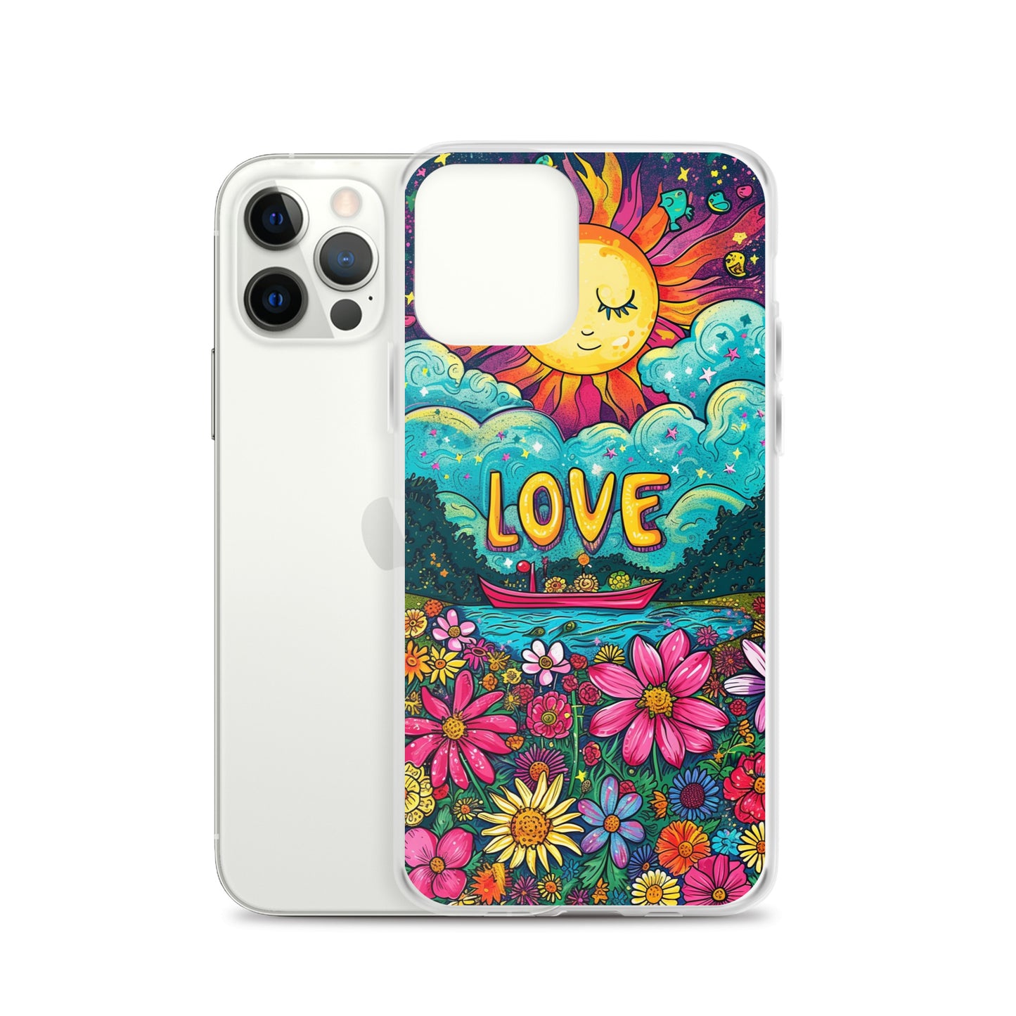 iPhone Case - Cosmic Bloom of Affection