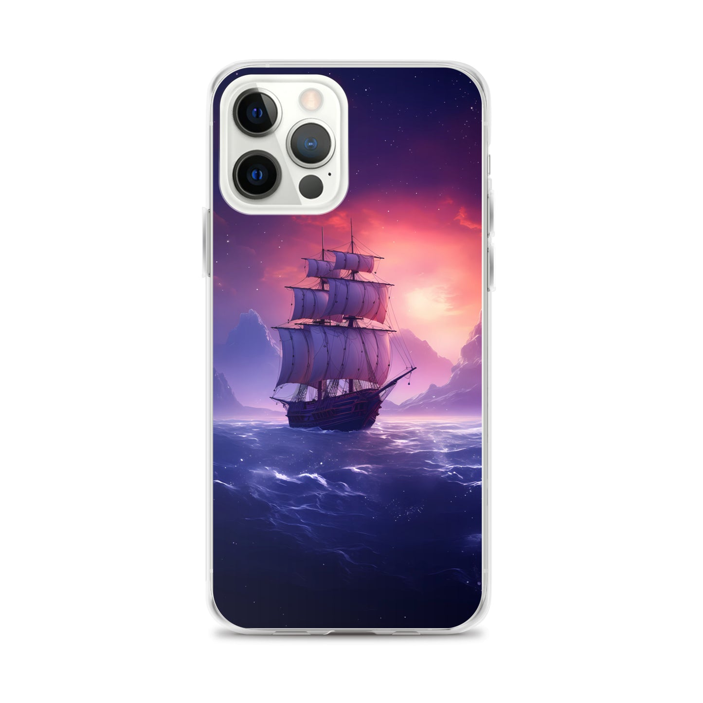 iPhone Case - Seascape Wooden Ship at Dusk