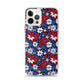 iPhone Case - Patriotic Poinsettas