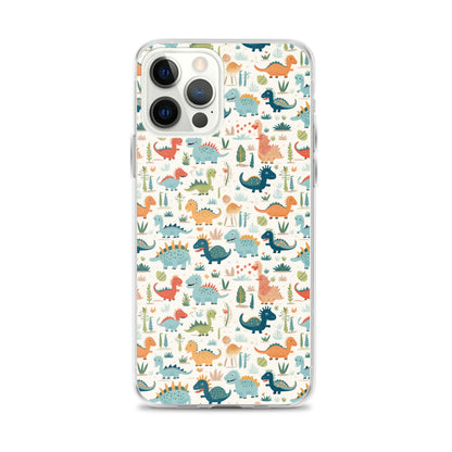 iPhone Case - Cute Dinosaurs Pattern