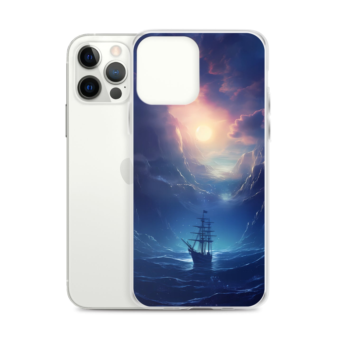 iPhone Case - Wooden Ship in Moonlight