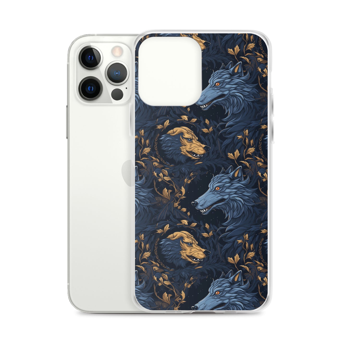 iPhone Case - Wolves Pattern