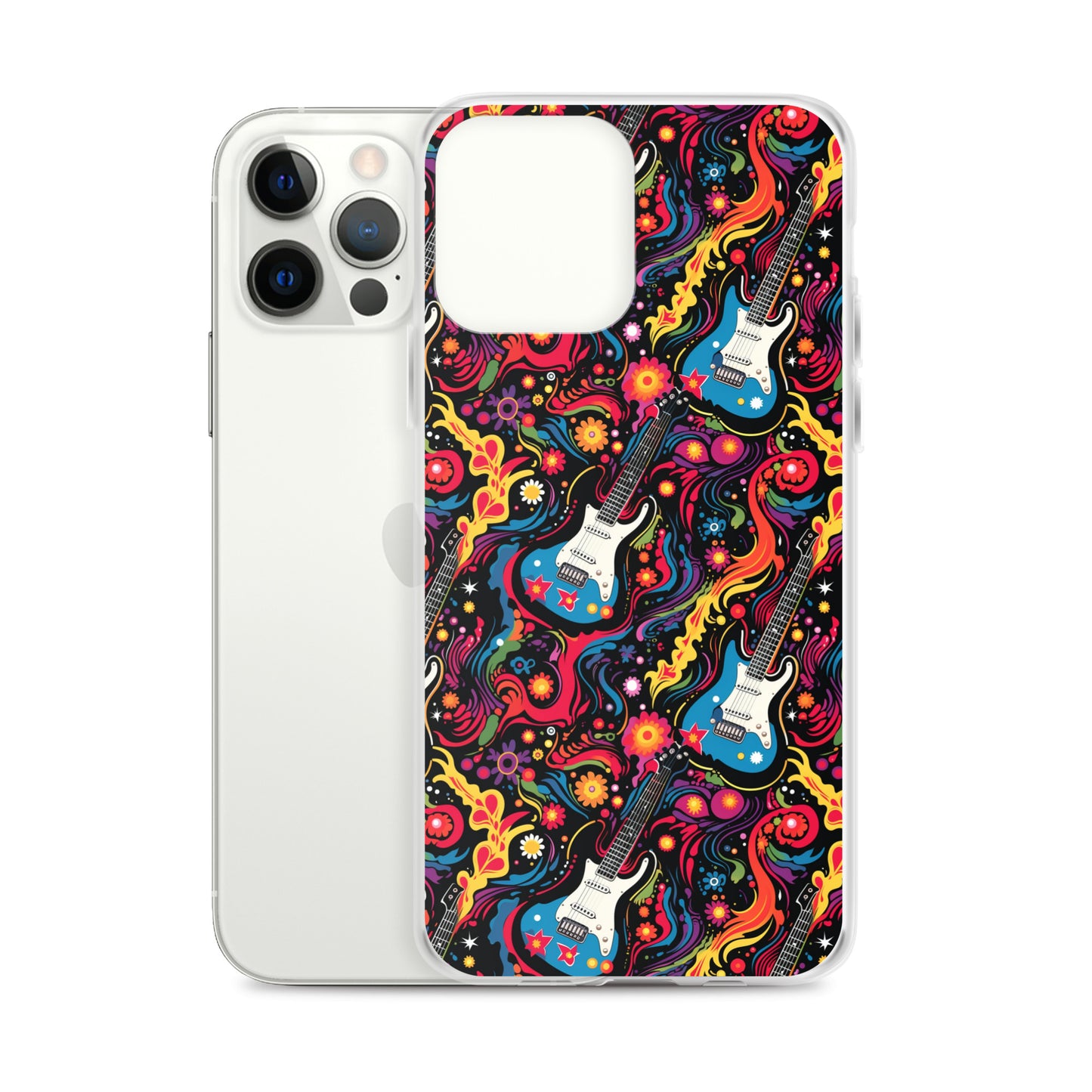 iPhone Case - Psychedelic Guitars