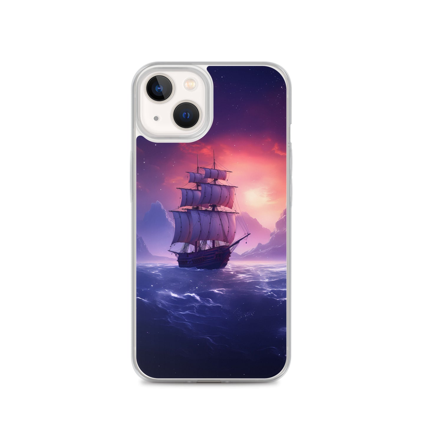 iPhone Case - Seascape Wooden Ship at Dusk