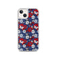 iPhone Case - Patriotic Poinsettas