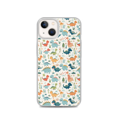 iPhone Case - Cute Dinosaurs Pattern