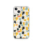 iPhone Case - Abstract Cats Pattern