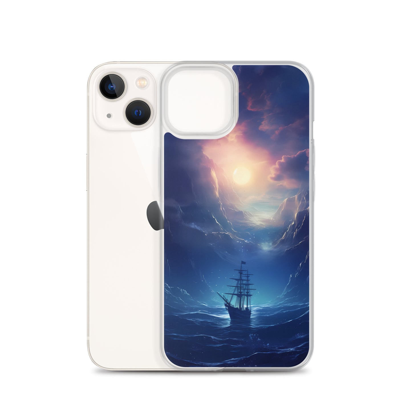 iPhone Case - Wooden Ship in Moonlight