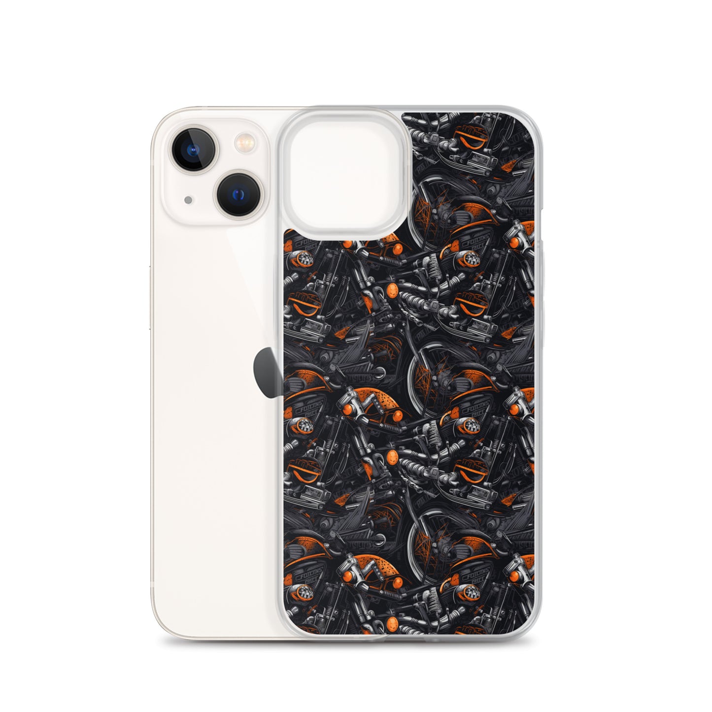 iPhone Case - Motorcycle Pattern