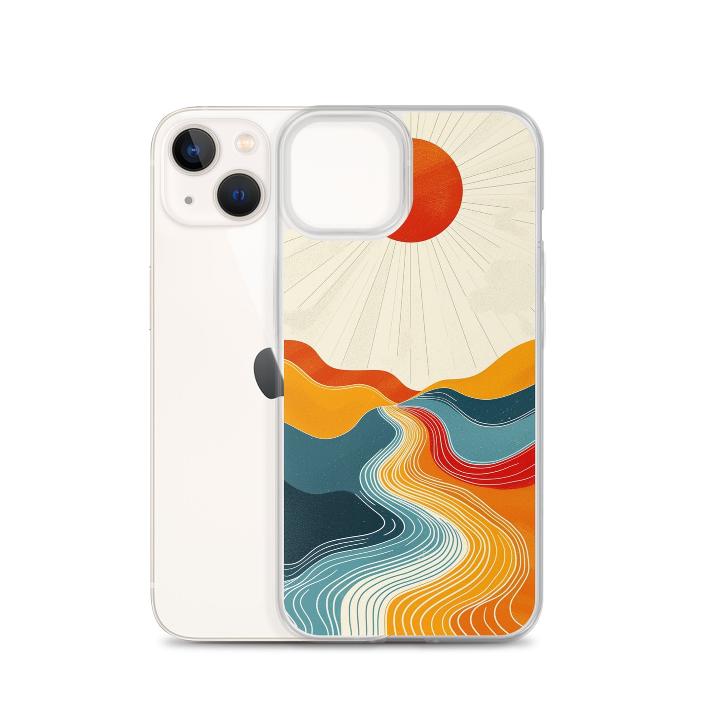 iPhone Case - Crimson Sol Labyrinth