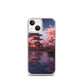 iPhone Case - Ancient Kyoto with Flying Cherry Blossoms