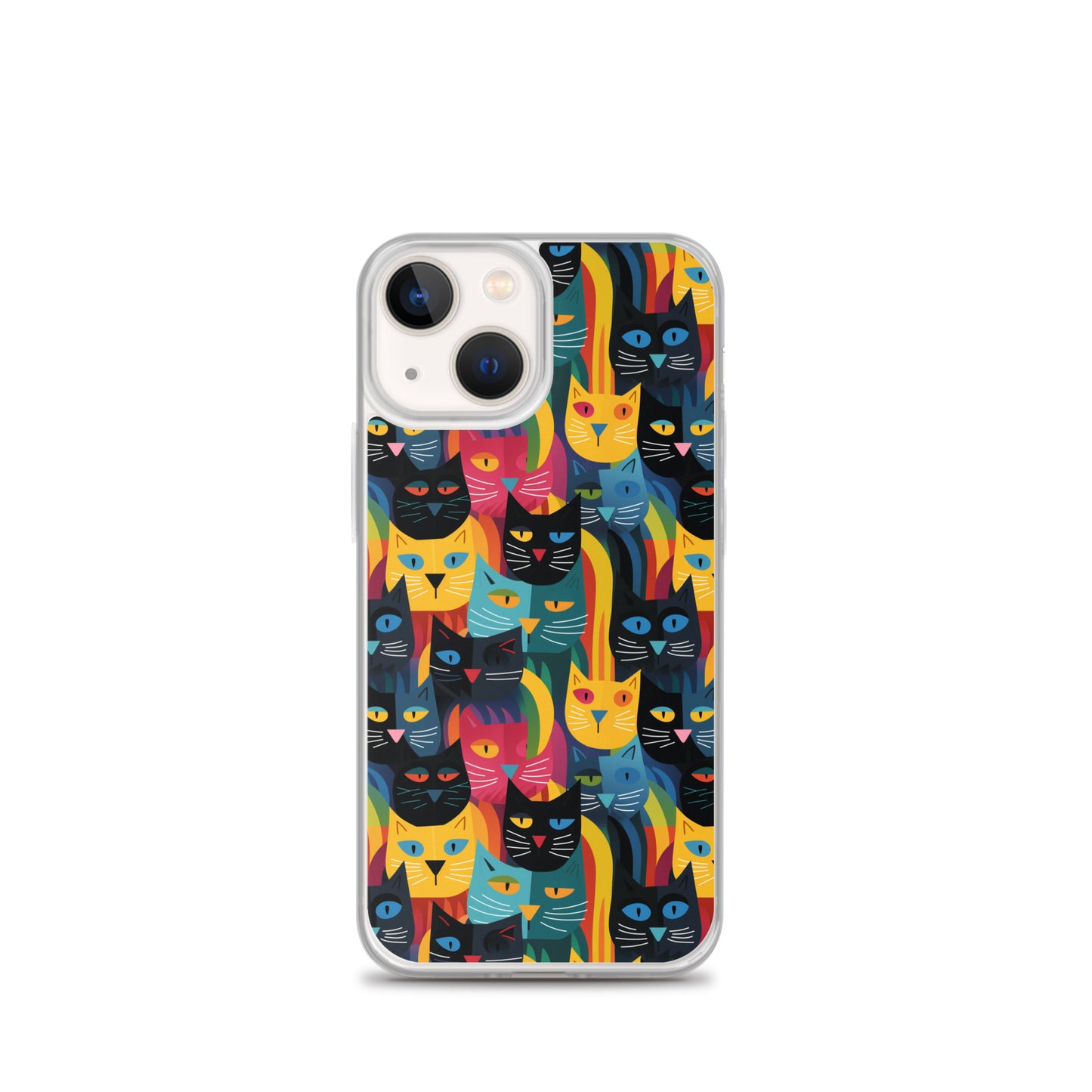 iPhone Case - Colorful Cats Pattern