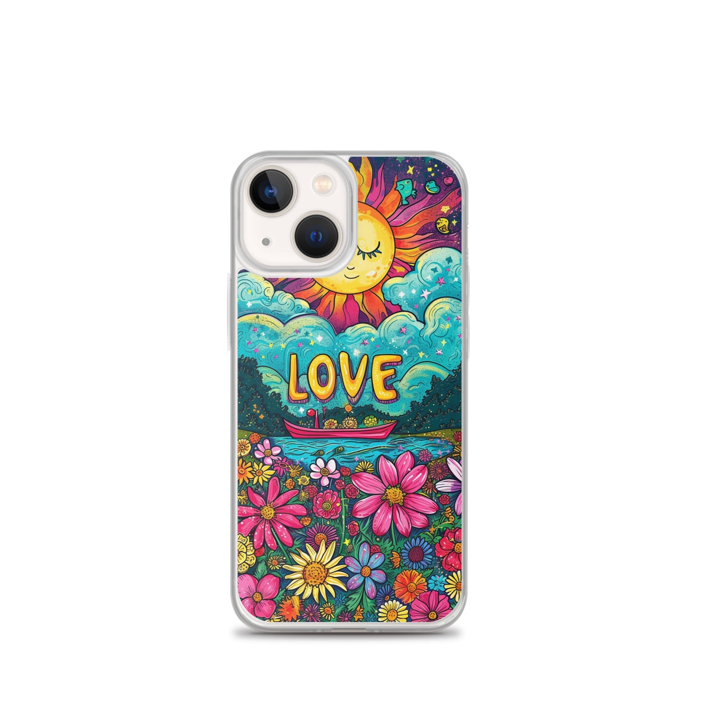 iPhone Case - Cosmic Bloom of Affection