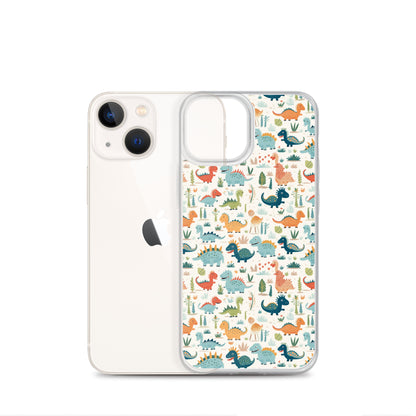 iPhone Case - Cute Dinosaurs Pattern