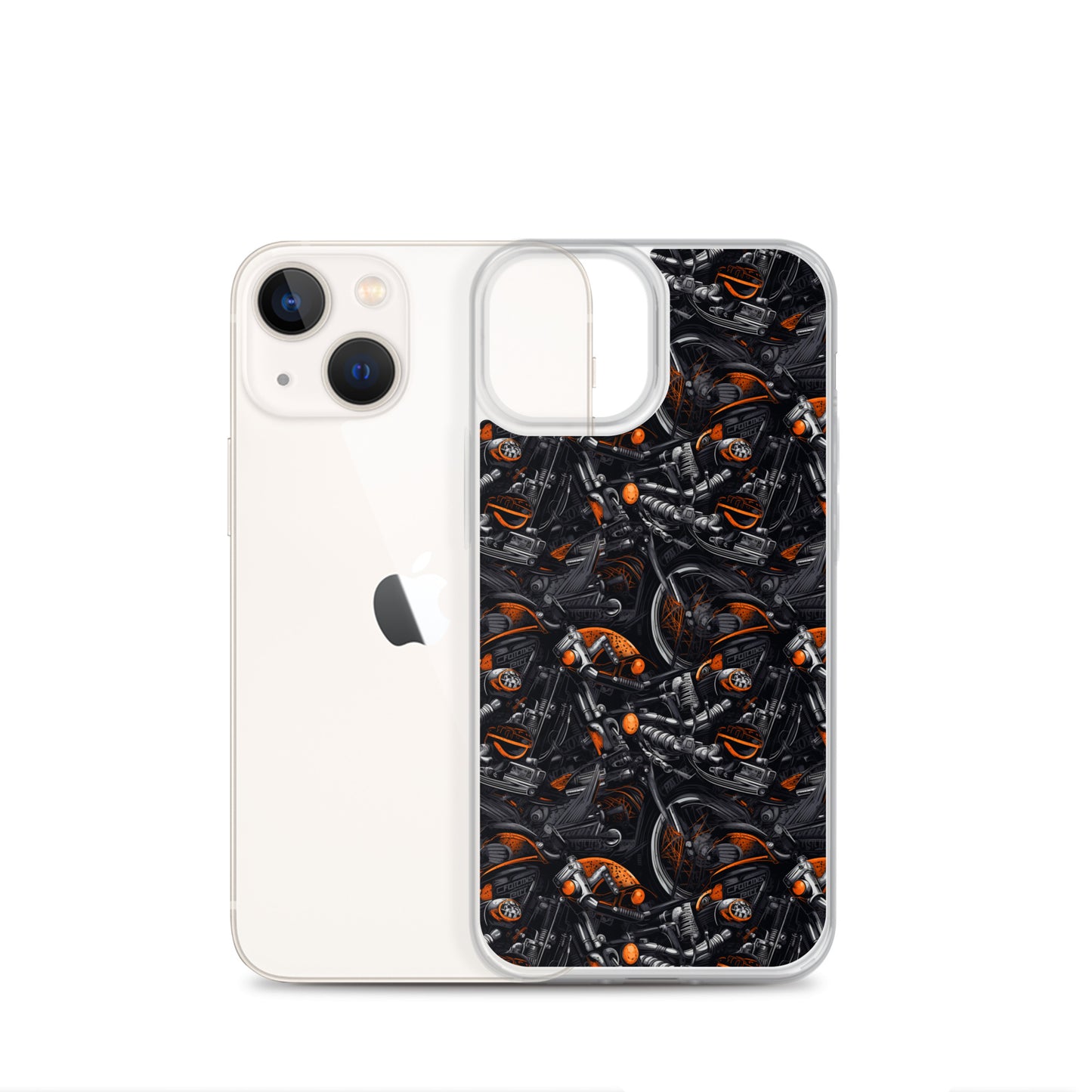 iPhone Case - Motorcycle Pattern