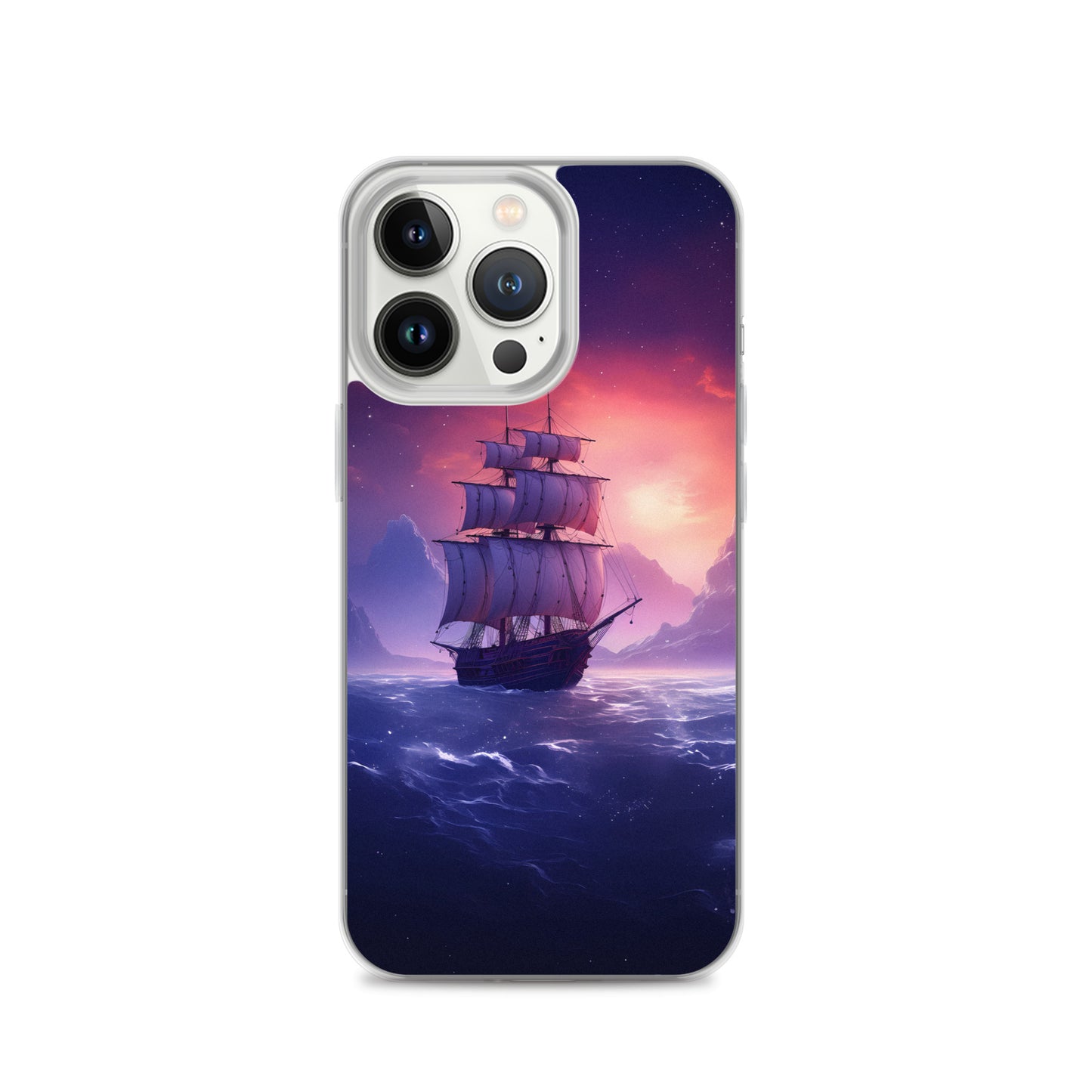 iPhone Case - Seascape Wooden Ship at Dusk