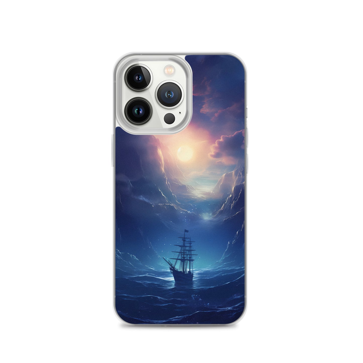 iPhone Case - Wooden Ship in Moonlight