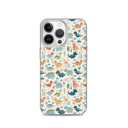 iPhone Case - Cute Dinosaurs Pattern