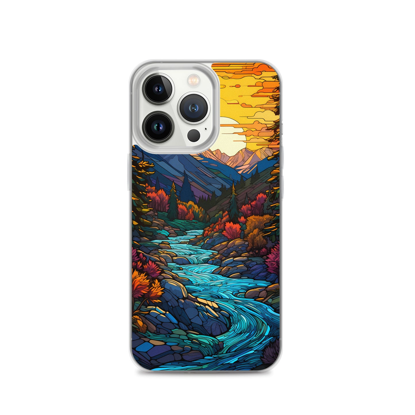 iPhone Case - Mountain River Mosaic