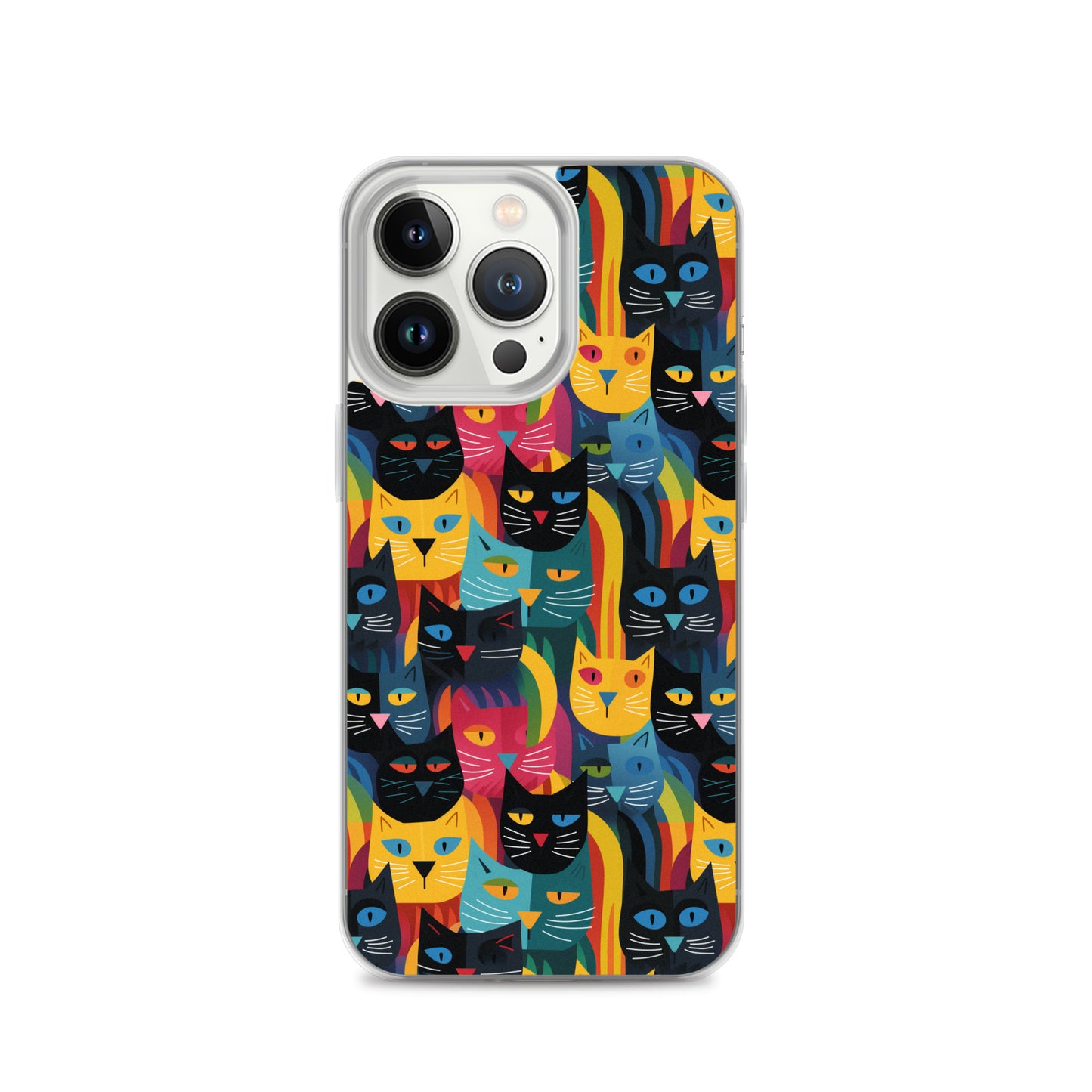 iPhone Case - Colorful Cats Pattern
