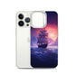 iPhone Case - Seascape Wooden Ship at Dusk