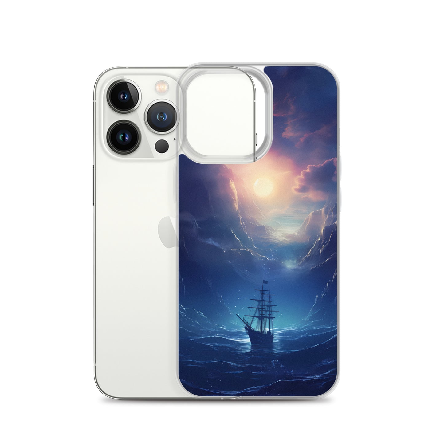 iPhone Case - Wooden Ship in Moonlight