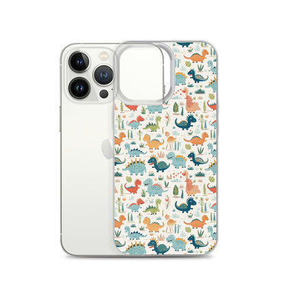 iPhone Case - Cute Dinosaurs Pattern