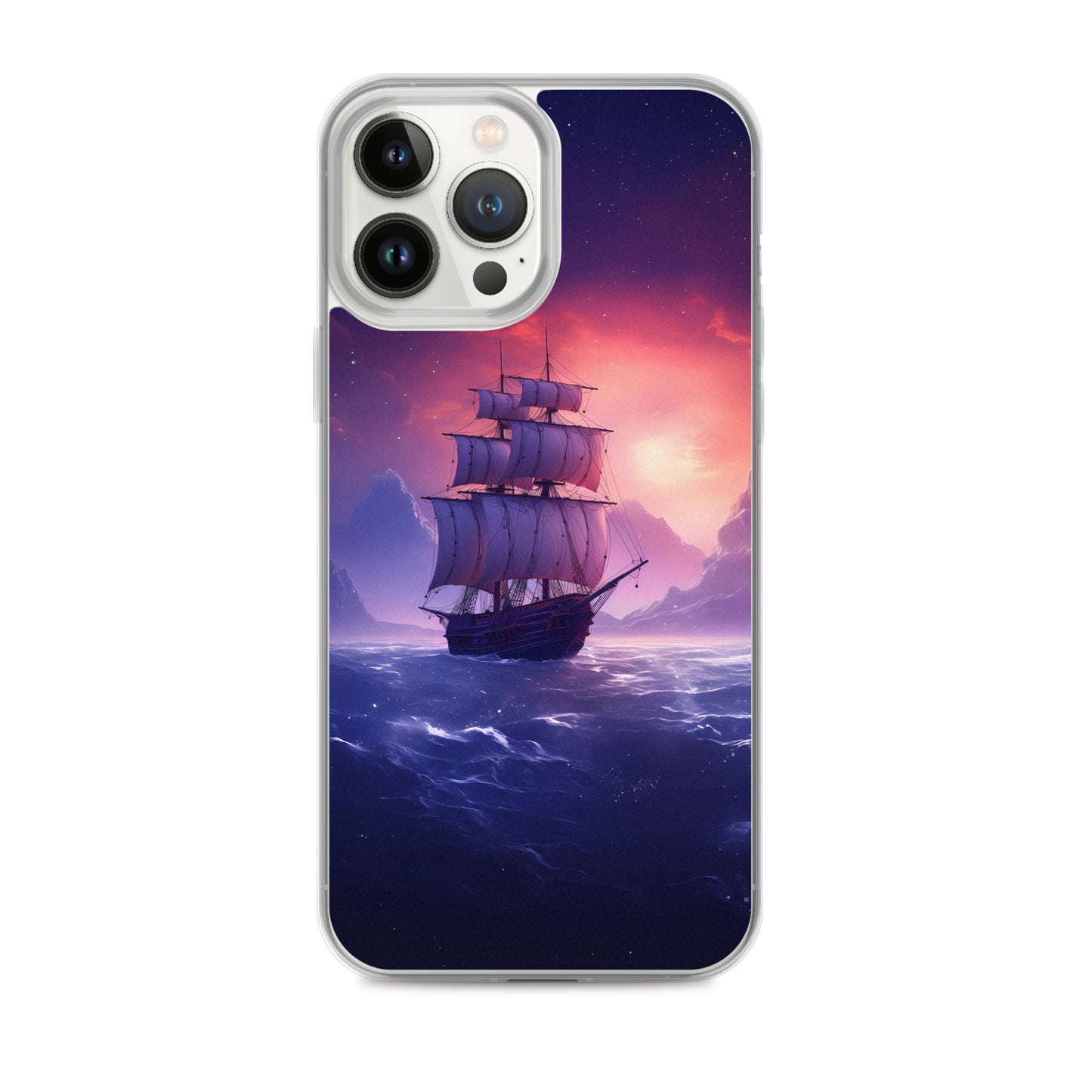 iPhone Case - Seascape Wooden Ship at Dusk