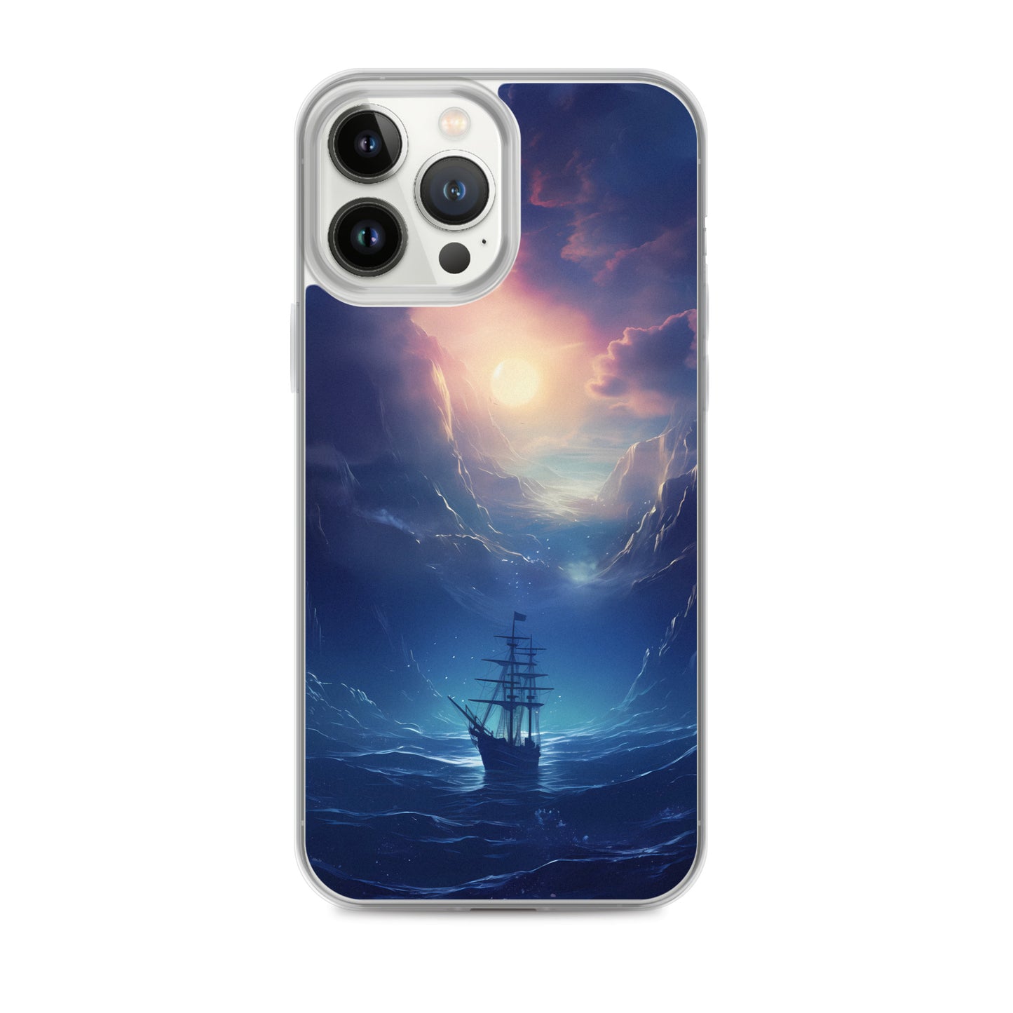 iPhone Case - Wooden Ship in Moonlight