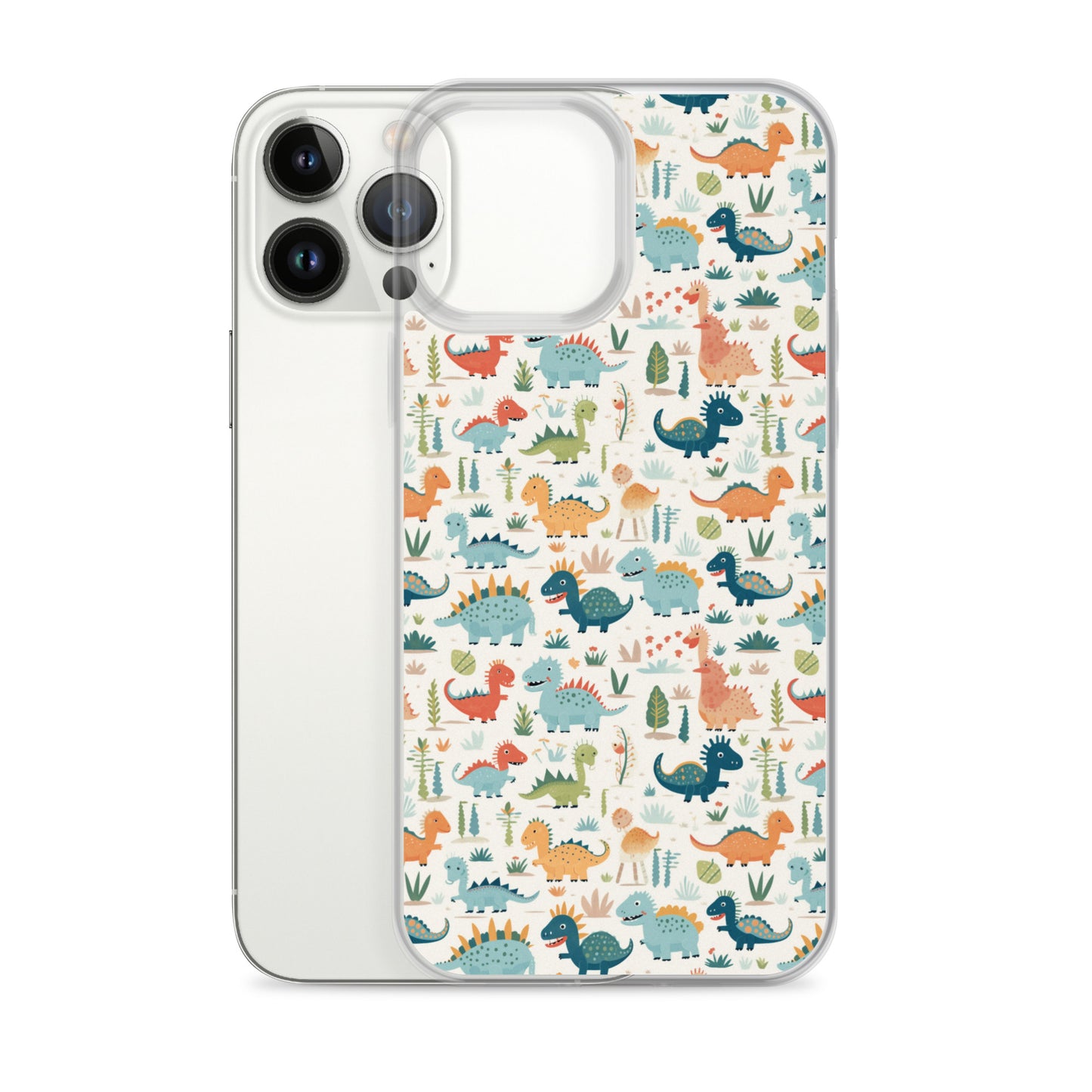 iPhone Case - Cute Dinosaurs Pattern