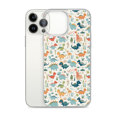 iPhone Case - Cute Dinosaurs Pattern