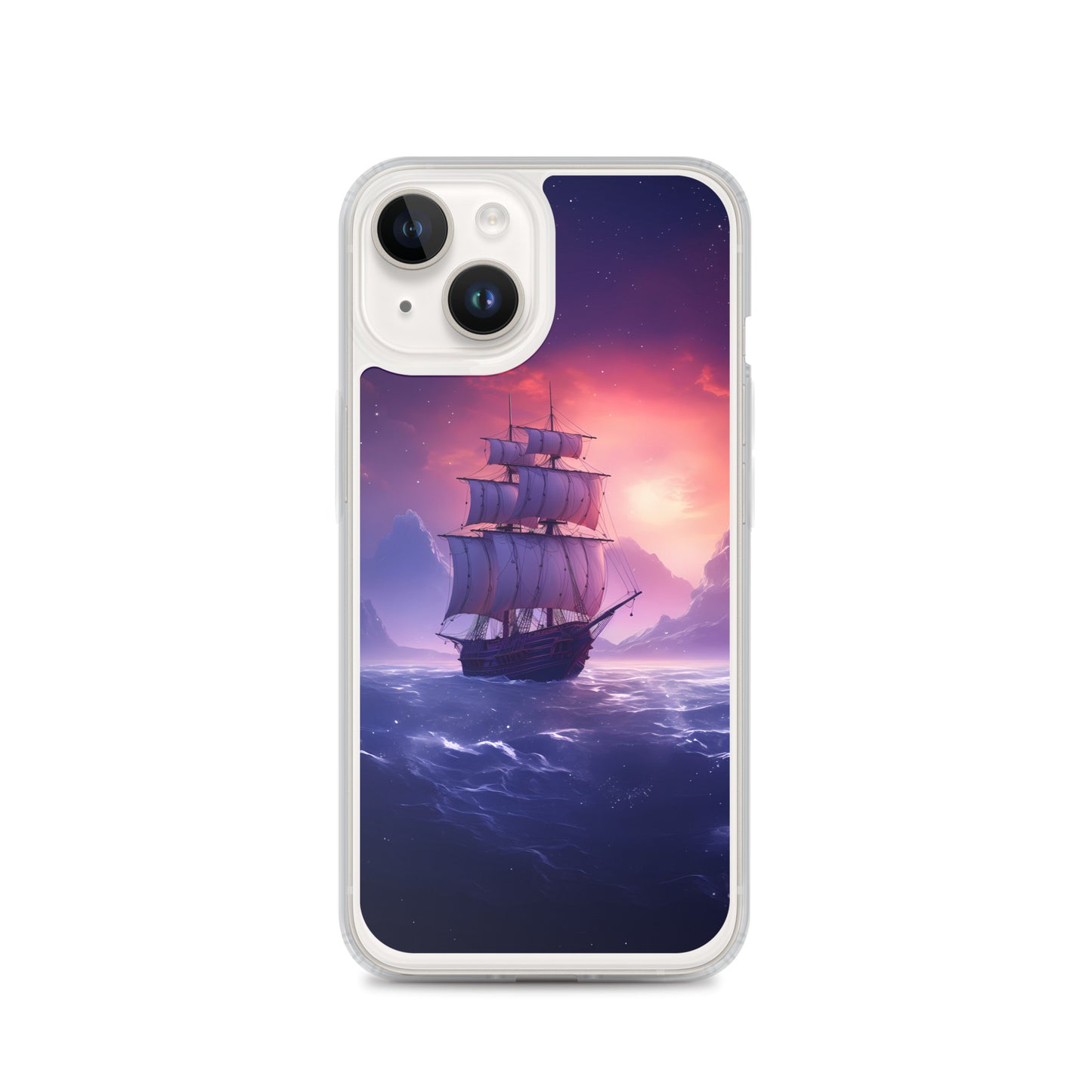 iPhone Case - Seascape Wooden Ship at Dusk