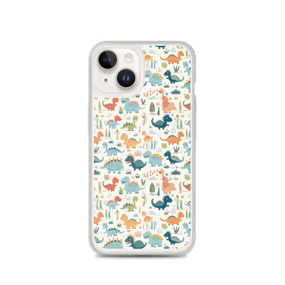 iPhone Case - Cute Dinosaurs Pattern